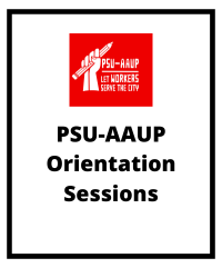 PSU-AAUP Orientation Sessions Sign-Up