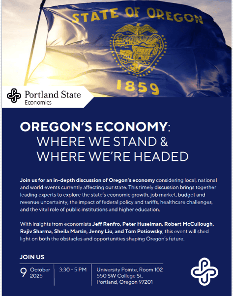 Oregon's economy flyer