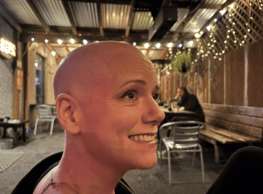 person smiling